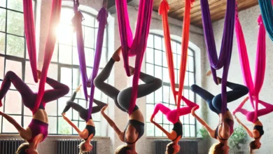 aerial yoga benefits pose